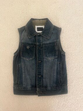 Sean John Blackened Indigo Denim Vest